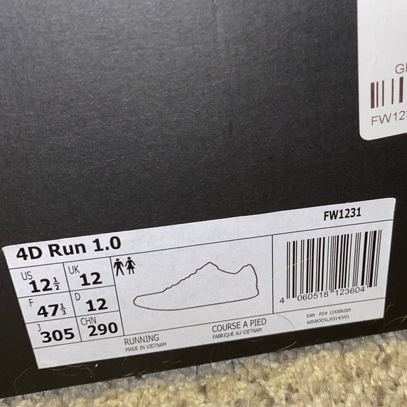 🆕🚹 Adidas 4D Run 1.0 “Glory Blue”🏃🏽‍♂️,12.5💯 - Picture 10 of 10